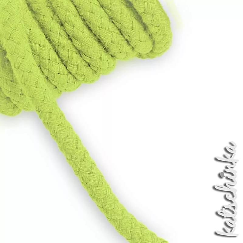 Kordel rund 8 mm helles lime